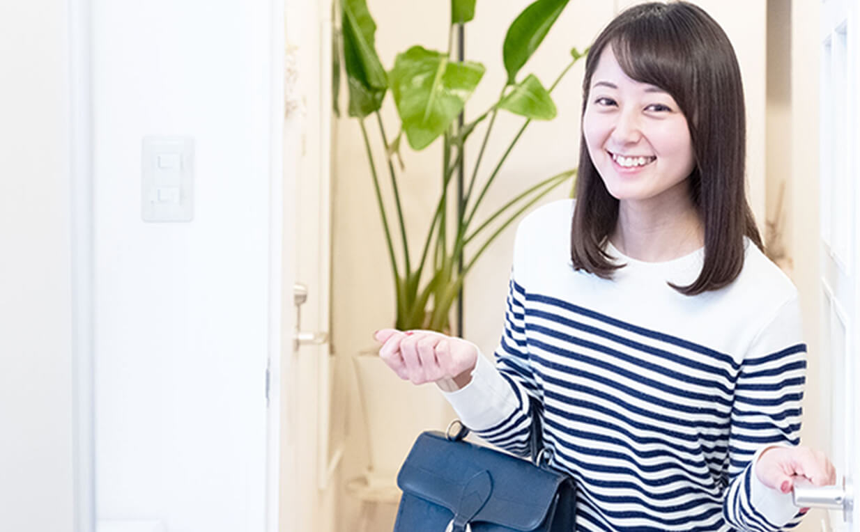 脱毛のお客様が来店された画像