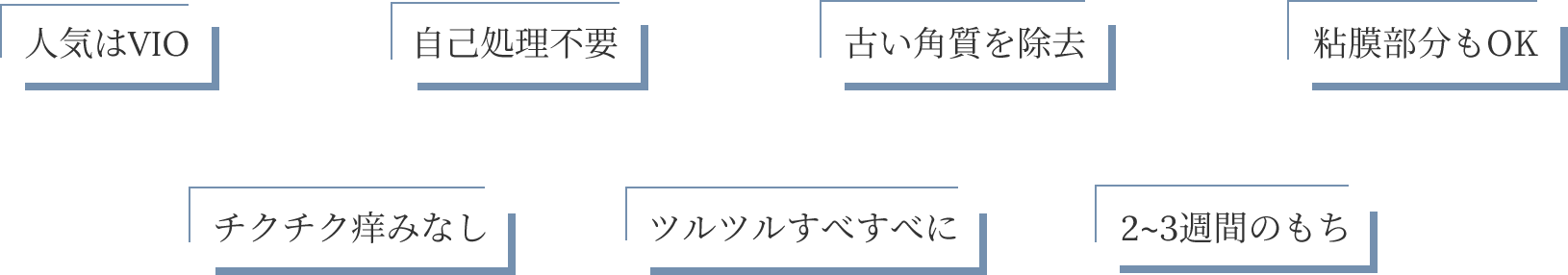 ブラジリアンワックスの特長